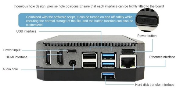 DFRobot Argon ONE M.2 Case for Raspberry Pi 4B